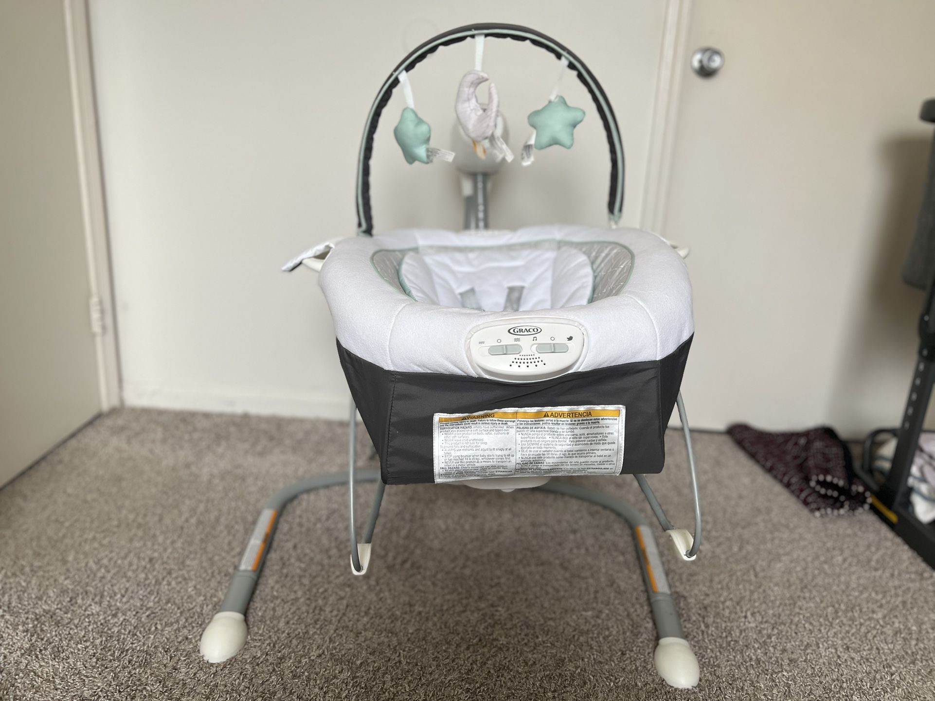 Graco Soothe 'n Sway LX Baby Swing with Portable Bouncer, Derby