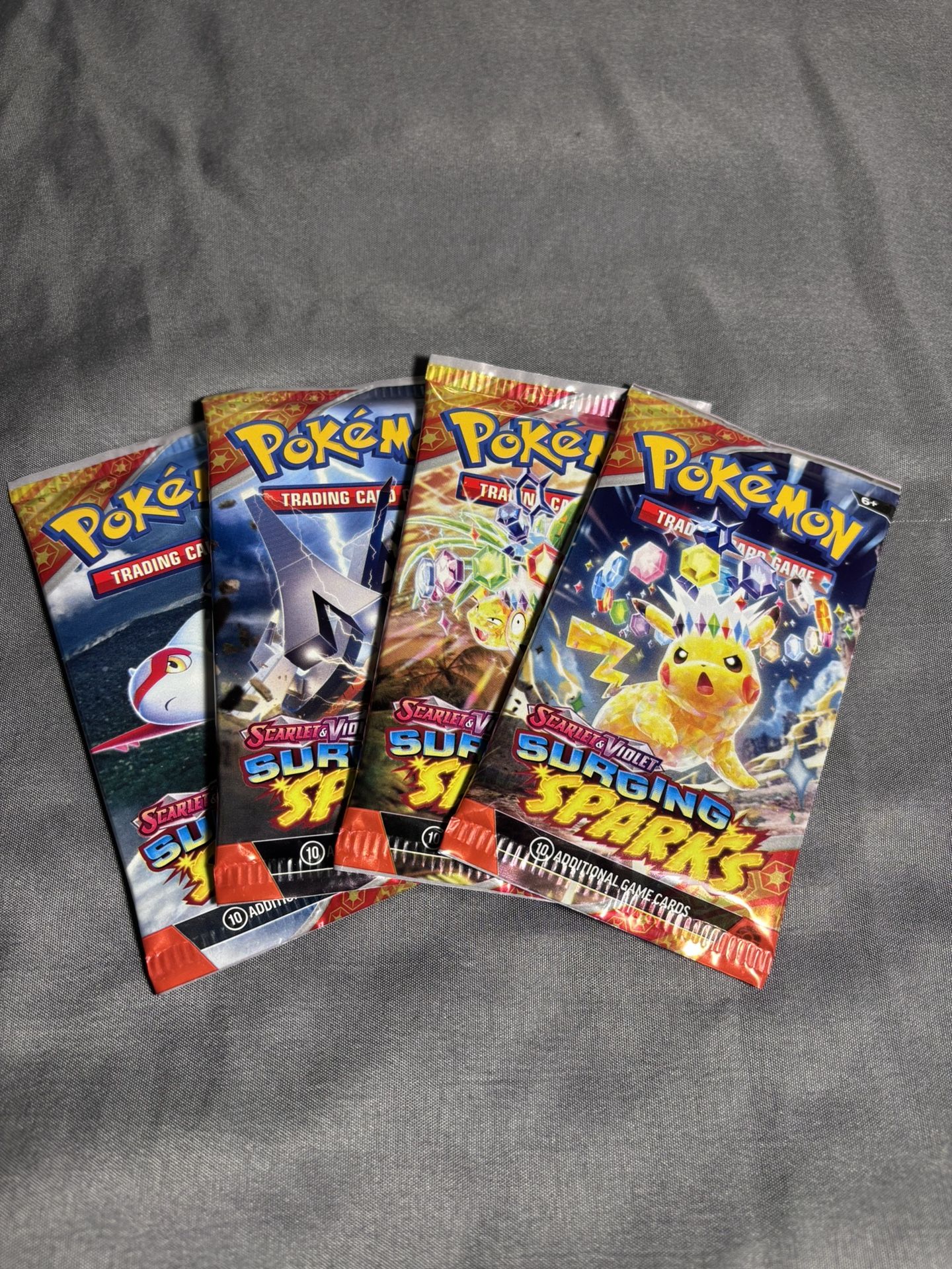 Pokémon Cards Surging Sparks Scarlet Violet Booster Packs 