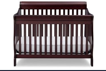 Delta Children Canton 4-in-1 Convertible Crib And Crib Mattress 