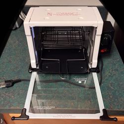 Ronco Showtime Petite Rotisserie Oven white Compact cooking Cookware Appliance Kitchen