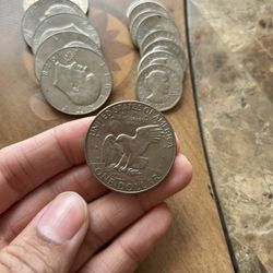 Eisenhower & Susan B Anthony Dollar Coins