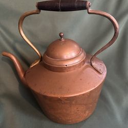 Antique Solid Copper Teapot Water Kettle.