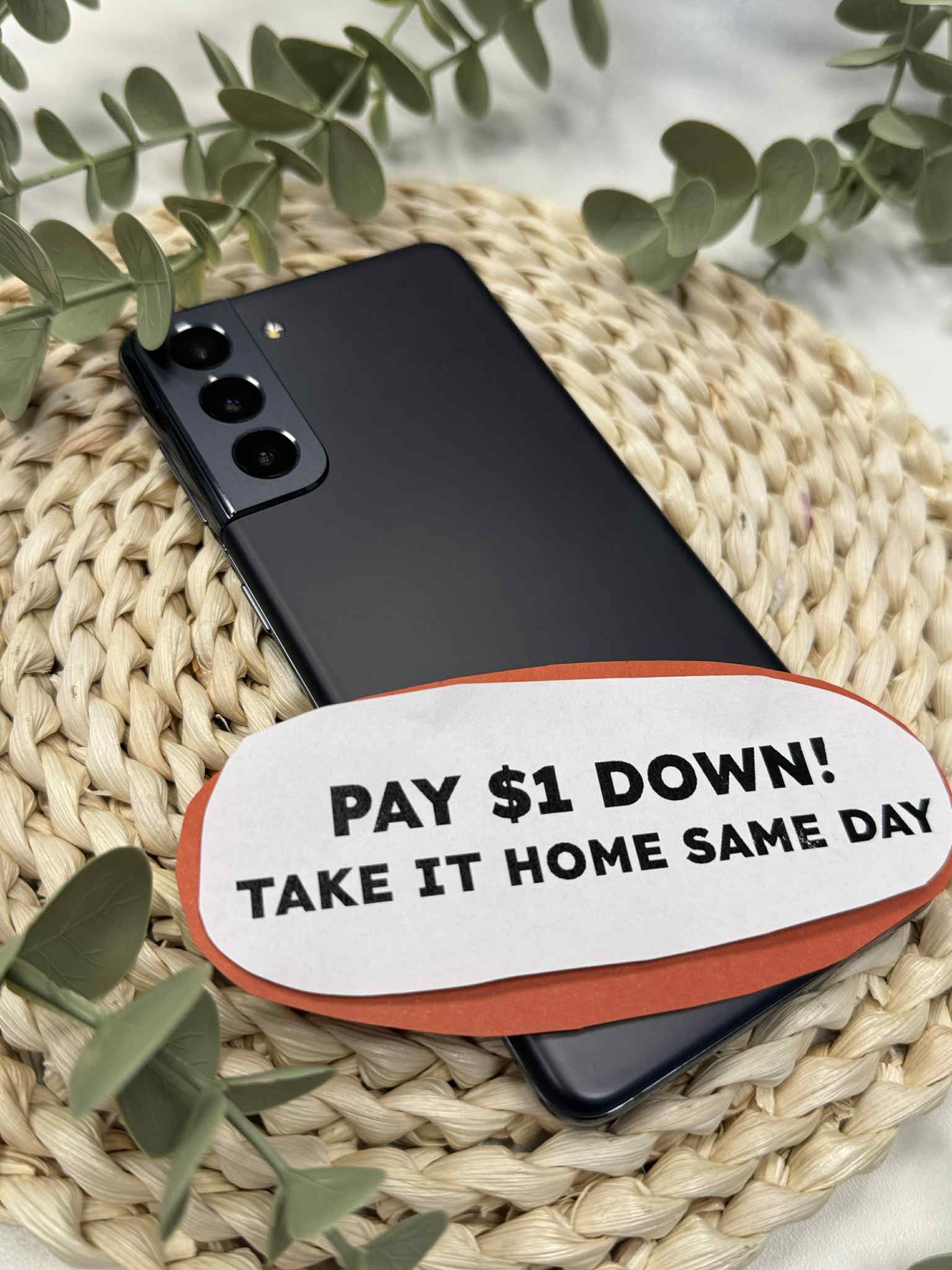 Samsung Galaxy S21 5G - Pay $5 DOWN AVAILABLE - NO CREDIT NEEDED