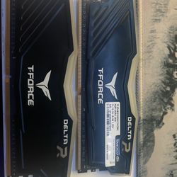 T-Force Delta R 8gb DDR4 3200 Ram 