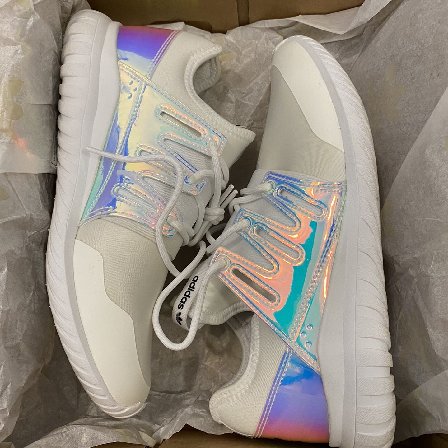 Adidas iridescent tubular hotsell