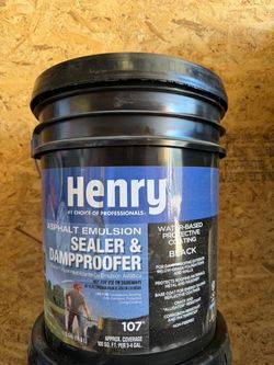 Henry 107 Asphalt Emulsion Sealer & Dampproofer 4.75 Gal