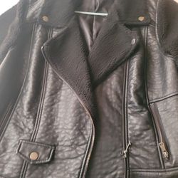 Forever 21+ Faux leather Jacket 3x  