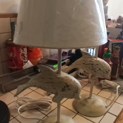 Pair Of 'DOLPHIN LAMPS' HOME DECOR