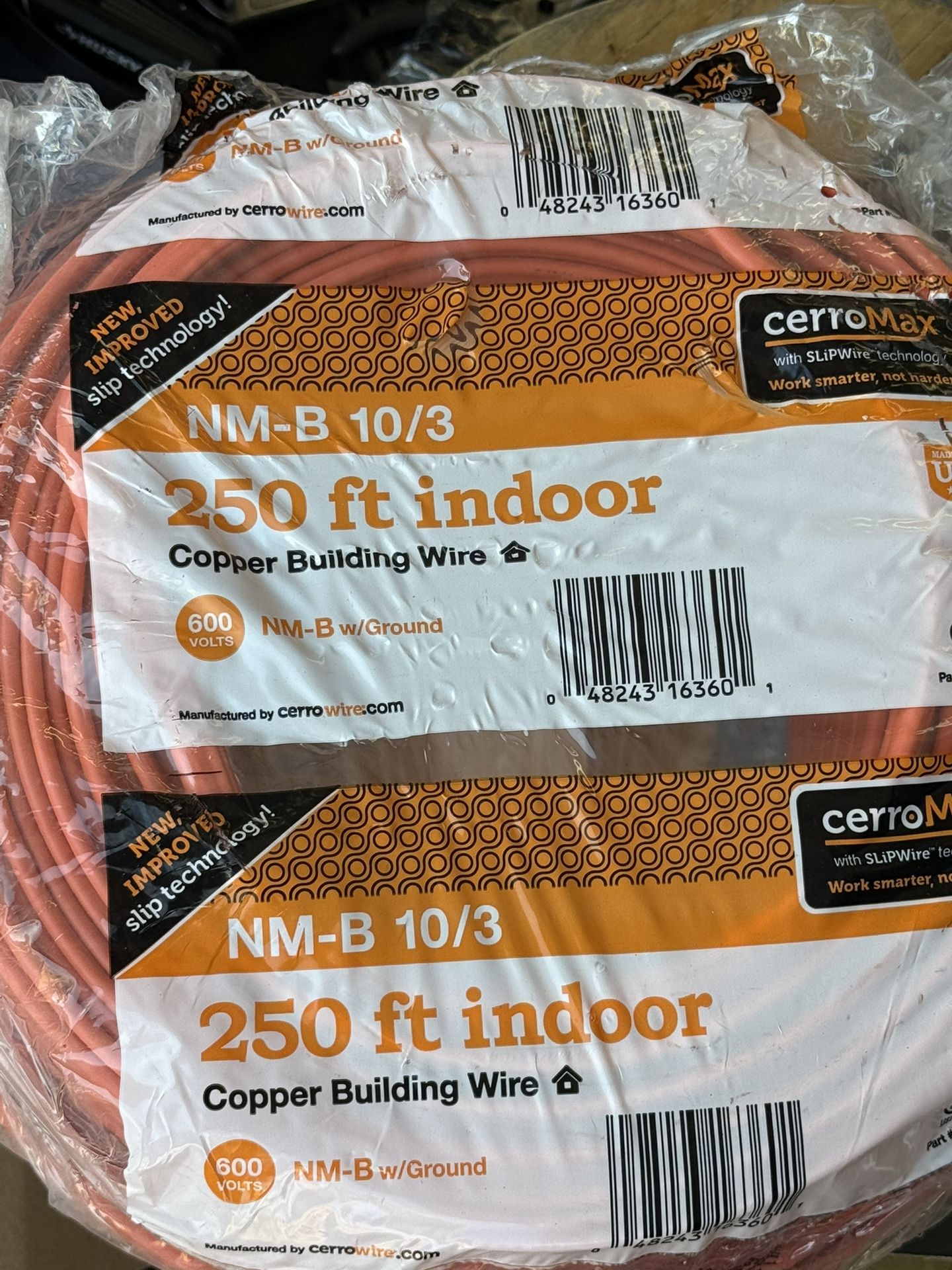 Romex Wire 10/3 250ft Copper Wire New ( Available)