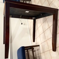 Solid Wood 42” Square Counter Height Table