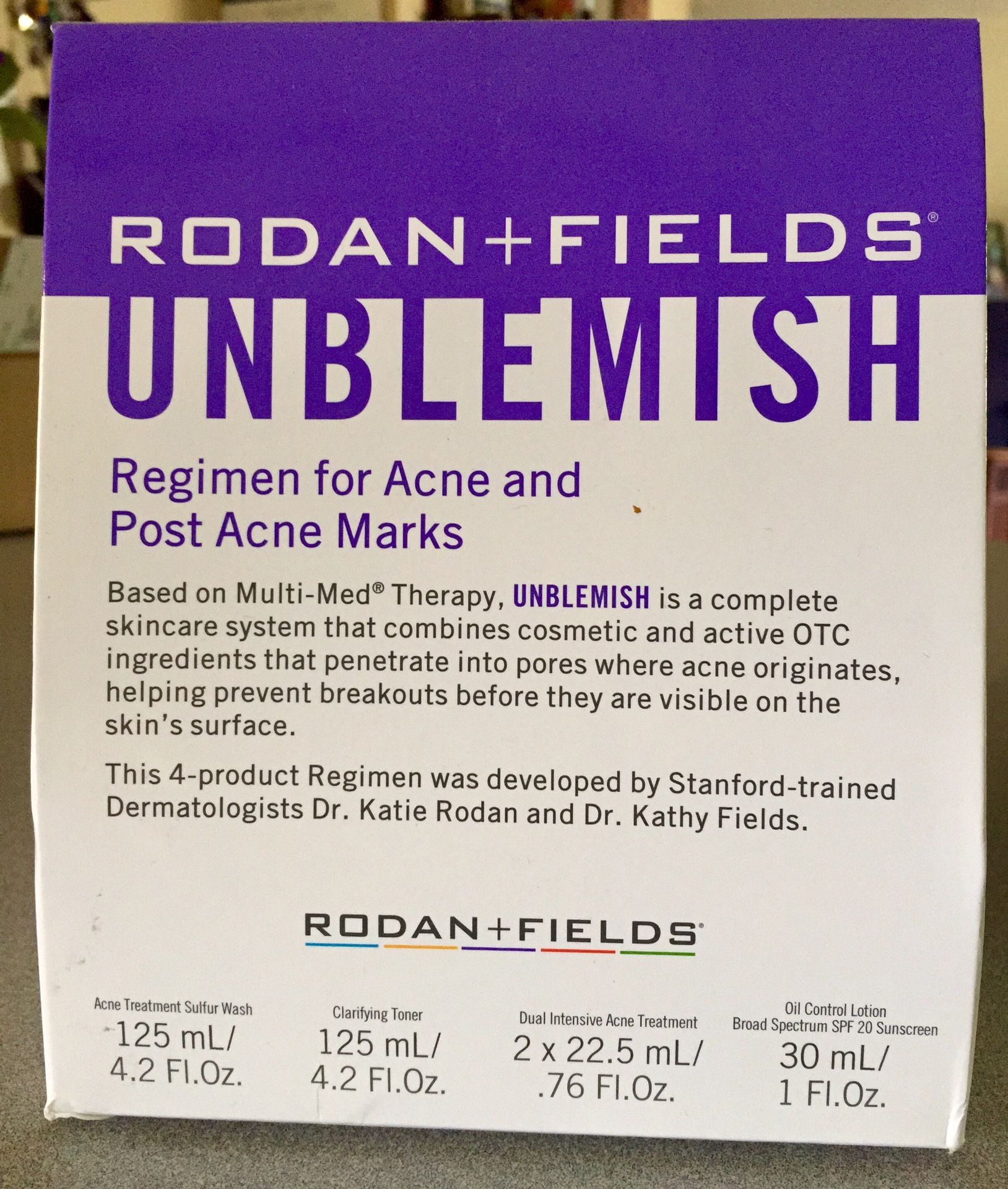 New, unopened Rodan & Fields UNBLEMISH Regimen for Acne and Post Acne Marks