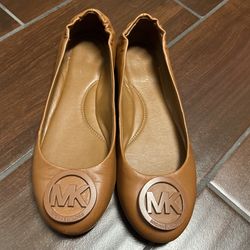 Michael Kors Brown Flats Size 7
