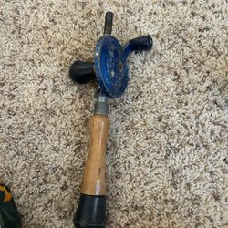 Antique Hand Crank Drill