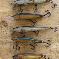 Lot Of Vintage Fishing Lures Estate Find