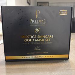 Prédiré Paris Prestige Skincare Gold Mask Set – Brand New (10 Masks)