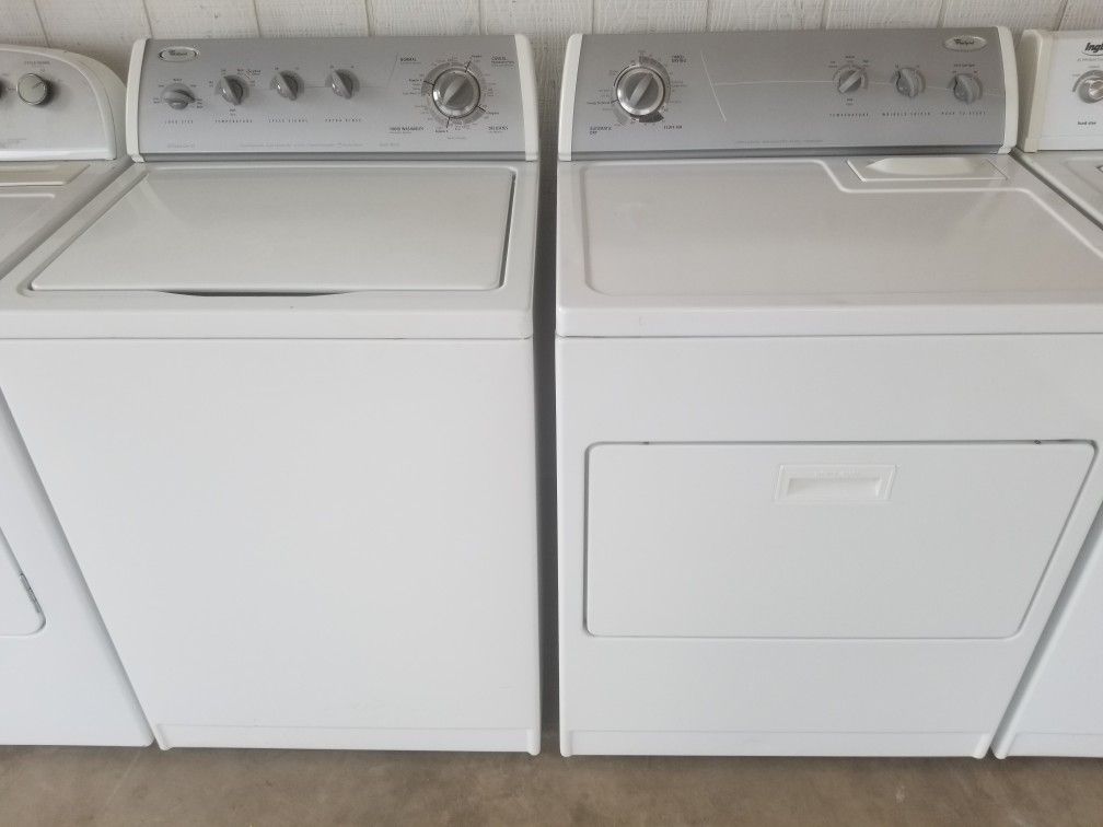 Whirlpool washer And Dryer 