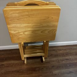 Wooden TV Tray Tables 