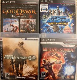 Lot of 4 PlayStation 3 Video Games