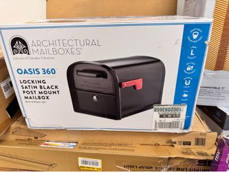 Oasis 360 mailbox locking black