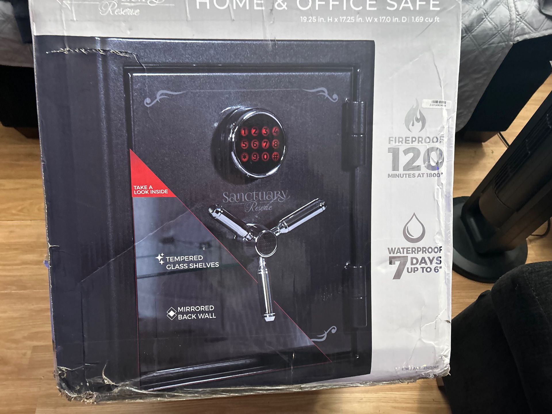 Brand new ! Sanctuary/Safe Reserve 1.69 cu. ft. Fire Rated and Waterproof Safe with Electronic Lock