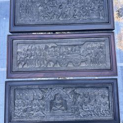 Dubai Art Gallery Triptych – Volcanic Soul