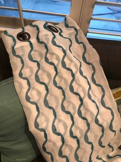 Sheer curtain panels