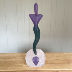 RARE 2002 Mark Abildgaard SIGNED SPIRIT FIGURE GLASS SCULPTURE / Statue