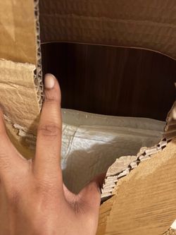 Brown side tables