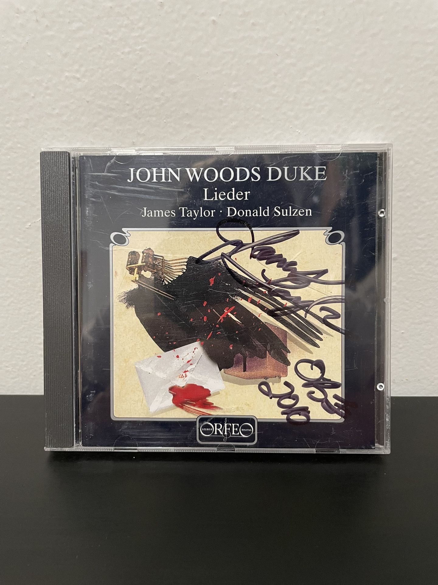 John Woods Duke Lieder CD Album James Taylor Donald Sulzen CIB Classical 2001