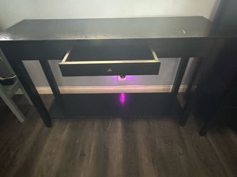 Entry console black