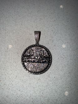 Iced out Last Supper pendant