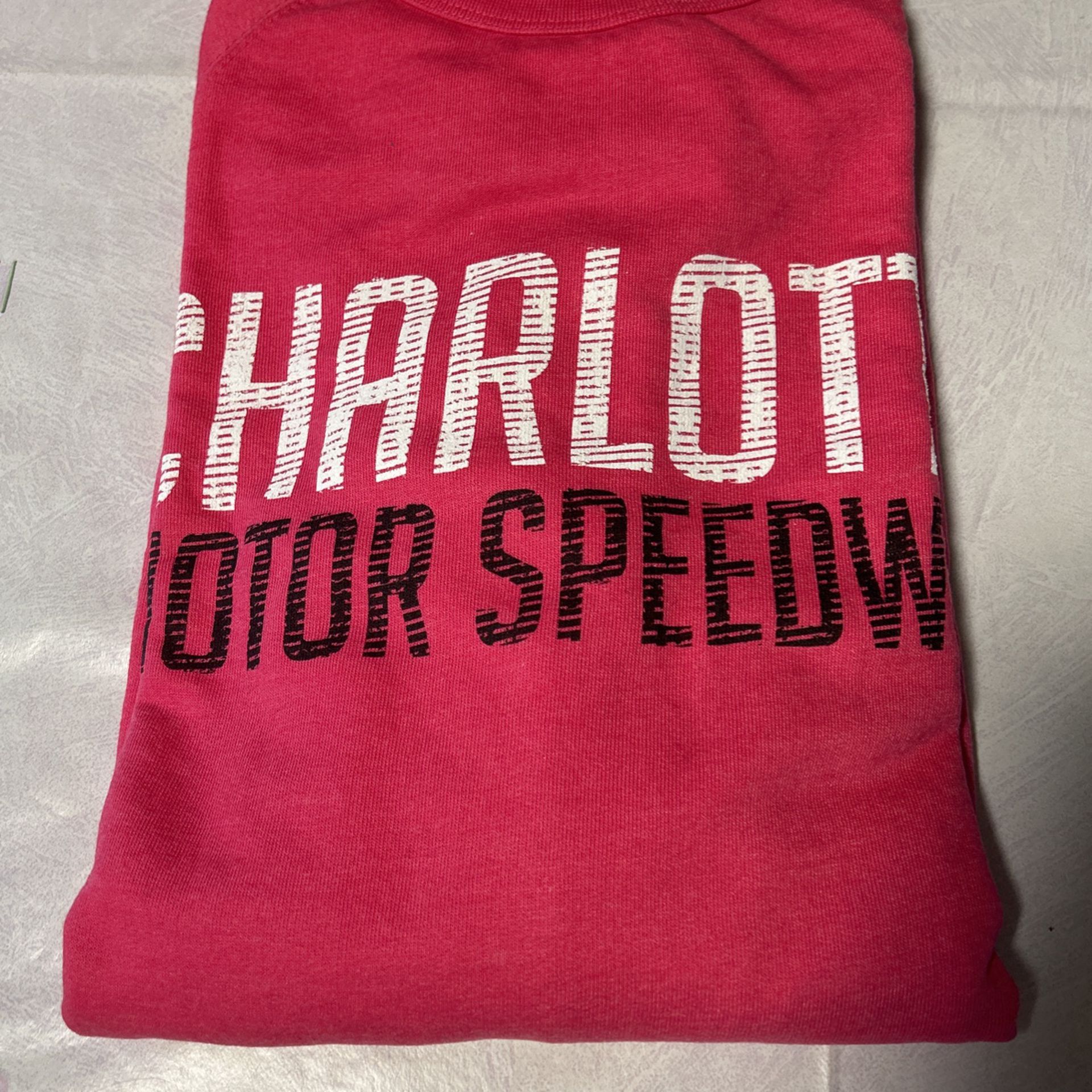 Charlotte Motor Speedway Pink Lightweight Sweatshirt