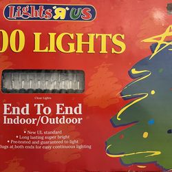 Indoor/Outdoor Clear String Lights