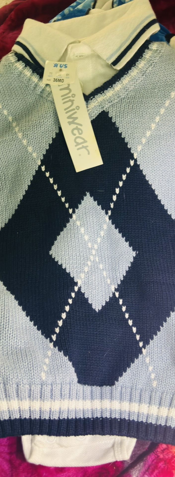 Brand New With Tags 36 Month Onesie With Sweater Vest