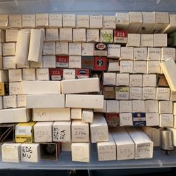 Huge Vintage Vacuum Tub Lot, 100+ Count