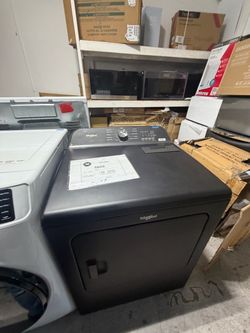 Whirlpool Top-Load Dryer – Dark Gray