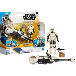 SCOUT TROOPER/SPEEDER BIKE | STAR WARS EPIC WORLD OF ACTION | HASBRO 2024 | NIB