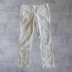 NWT Anatomie Kamryn Travel Pants White Women's Size L Luxury Stretch Lightweight