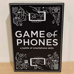 Game of Phones a Battle of Smartphone Skills Card Game Board Game Night