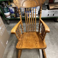 Rocking Chair (solid Oak)