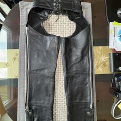 Harley Davidson Ladies Genuine Leather Chaps - Small 