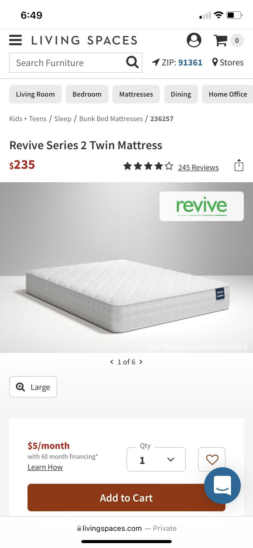 Twin Mattress