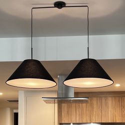 West Elm - pendant Lights.  