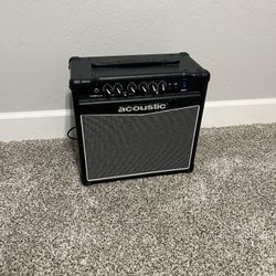 Electric and acoustic guitar amp