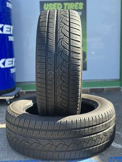 🔥 2 USED Nitto 245/55R19 107H M+S Tires | %80 Tread | All-Season | Free Install – $140 Set
