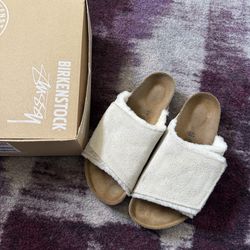 birkenstock solana stussy bone