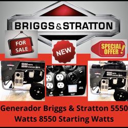Generador Briggs & Stratton 5550W / 8550W 