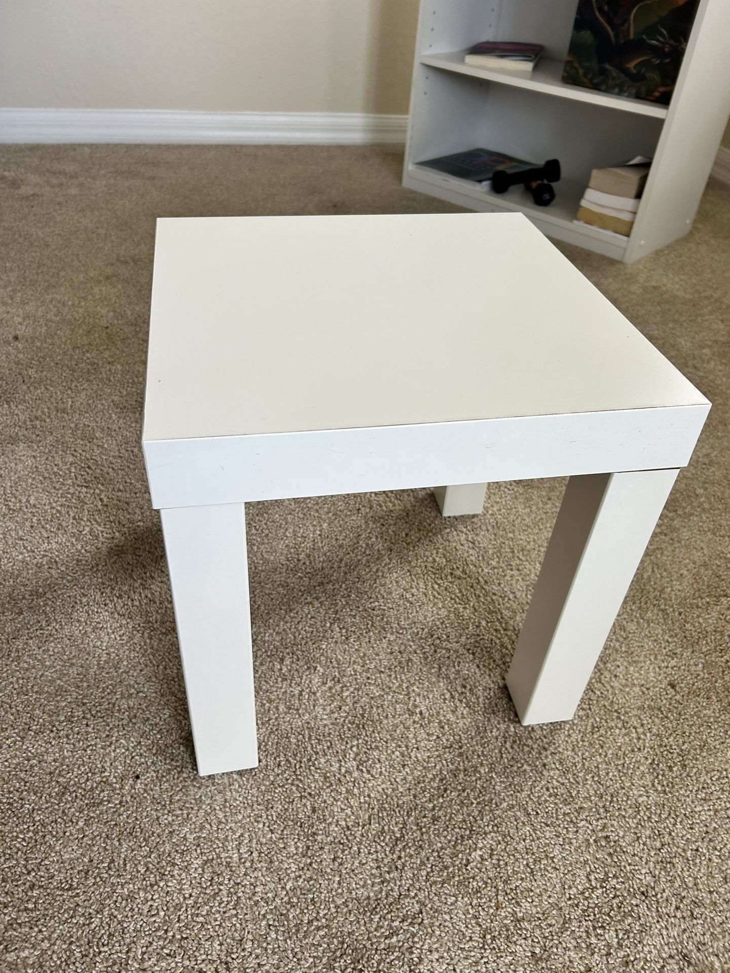 LACK Side table, white, 13 3/4x13 3/4 "