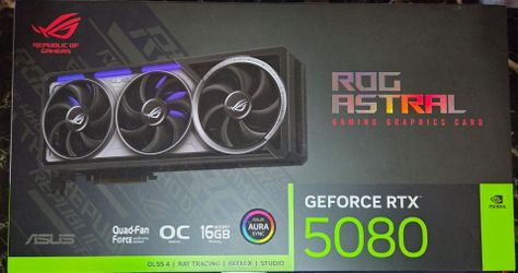 ASUS ROG Astral RTX 5080 OC 16GB GDDR7