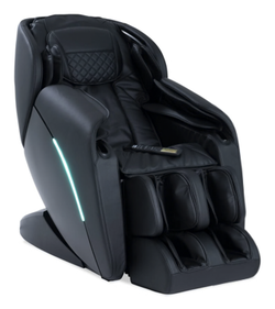 Cozy Bob Black Massaging Power Recliner with USB Port